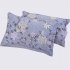 2 Pcs Simple Leisure Pillows Covers Soft Comfortable Pillowcase Excluding Pillow