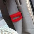 2 Pcs Universal Car Seat Belts Clips Safety Adjustable Auto Stopper Buckle Plastic Clip red