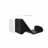 2 Pcs Wall Hanging Bracket Game Handle Controller Headset Hook Hanger Universal Storage Shelf Holder Compatible For Ps5   Xbox   Switch Pro black