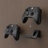 2 Pcs Wall Hanging Bracket Game Handle Controller Headset Hook Hanger Universal Storage Shelf Holder Compatible For Ps5   Xbox   Switch Pro black