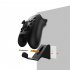 2 Pcs Wall Hanging Bracket Game Handle Controller Headset Hook Hanger Universal Storage Shelf Holder Compatible For Ps5   Xbox   Switch Pro black