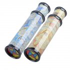 2 Pcs bag Rotating  Kaleidoscope  Classic Magical Ever changing Interior Viewing Tube Novelty Educational Toy For Children Large section AB87914