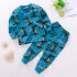 2 Pcs set Children s Underwear Set Cotton Cartoon Long sleeve   Trousers for 0 4 Years Old Kids a04 73 yards