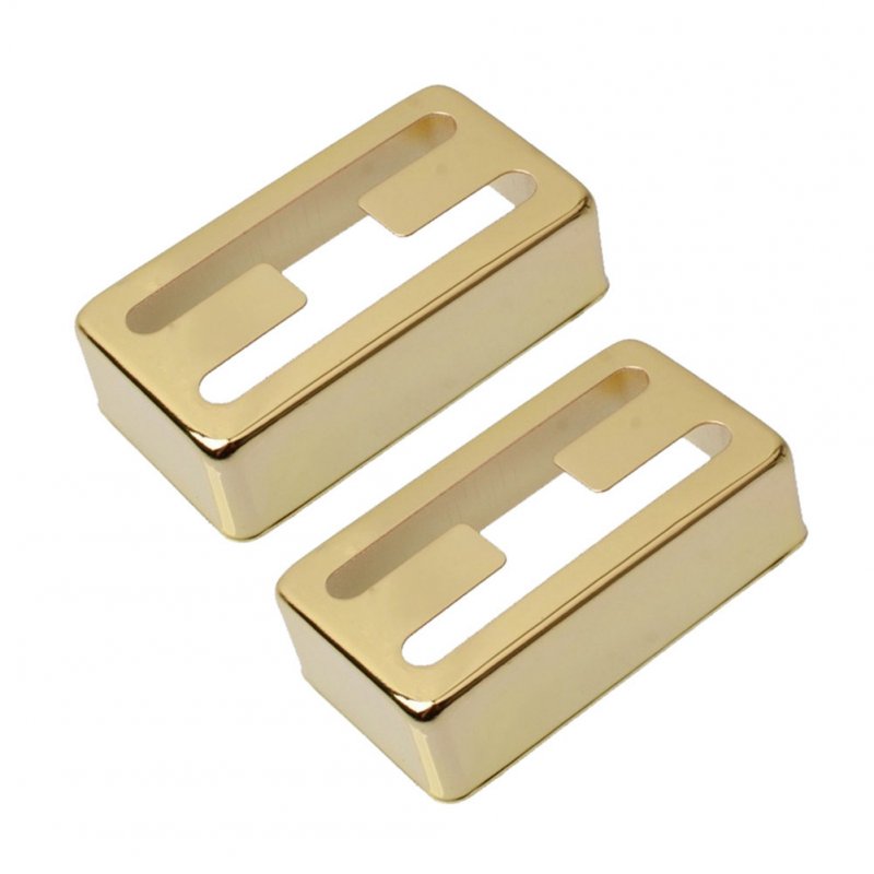 2 Pcs/set Electric Guitar Pickup Cover H-shaped Pickup Cover for Lollartron Golden