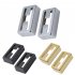 2 Pcs set Electric Guitar Pickup Cover H shaped Pickup Cover for Lollartron Silver