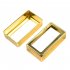 2 Pcs set Pickup Cover Open style Dual coil Pickup Cover for Electric Guitar Golden