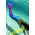 2  Pcs set Women s Swimsuit  Sets Fishtail Show Costumes Bra  Fishtail swimsuit Begonia pink Adult XL