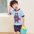 2 Pieces Boys Cartoon Split Swimwear Sunscreen Quick drying Swimsuit For 2 10 Years Old Kids 311  8 9Y 12
