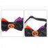 2 Pieces Halloween Pet Costume Set Funny Hat Bowknot Collar Set For Cats Kitten Pet Dress Up Accessories 2 piece set As shown