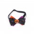 2 Pieces Halloween Pet Costume Set Funny Hat Bowknot Collar Set For Cats Kitten Pet Dress Up Accessories 2 piece set As shown