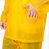 2 Pieces Split Raincoat Set Long Sleeve Hooded Raincoat With Pockets Long Rain Pants Bike Rainwear For Camping Hiking Running Orange XL
