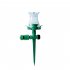 2 Pieces Spot Sprinkler Flower Design Garden Sprinkler With Color LED Light Outdoor 360  Irrigation Sprinkler Plant Watering Sprinkler For Lawn Garden Patio Spri