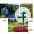 2 Pieces Spot Sprinkler Flower Design Garden Sprinkler With Color LED Light Outdoor 360  Irrigation Sprinkler Plant Watering Sprinkler For Lawn Garden Patio Spri