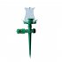 2 Pieces Spot Sprinkler Flower Design Garden Sprinkler With Color LED Light Outdoor 360  Irrigation Sprinkler Plant Watering Sprinkler For Lawn Garden Patio Spri
