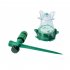 2 Pieces Spot Sprinkler Flower Design Garden Sprinkler With Color LED Light Outdoor 360  Irrigation Sprinkler Plant Watering Sprinkler For Lawn Garden Patio Spri