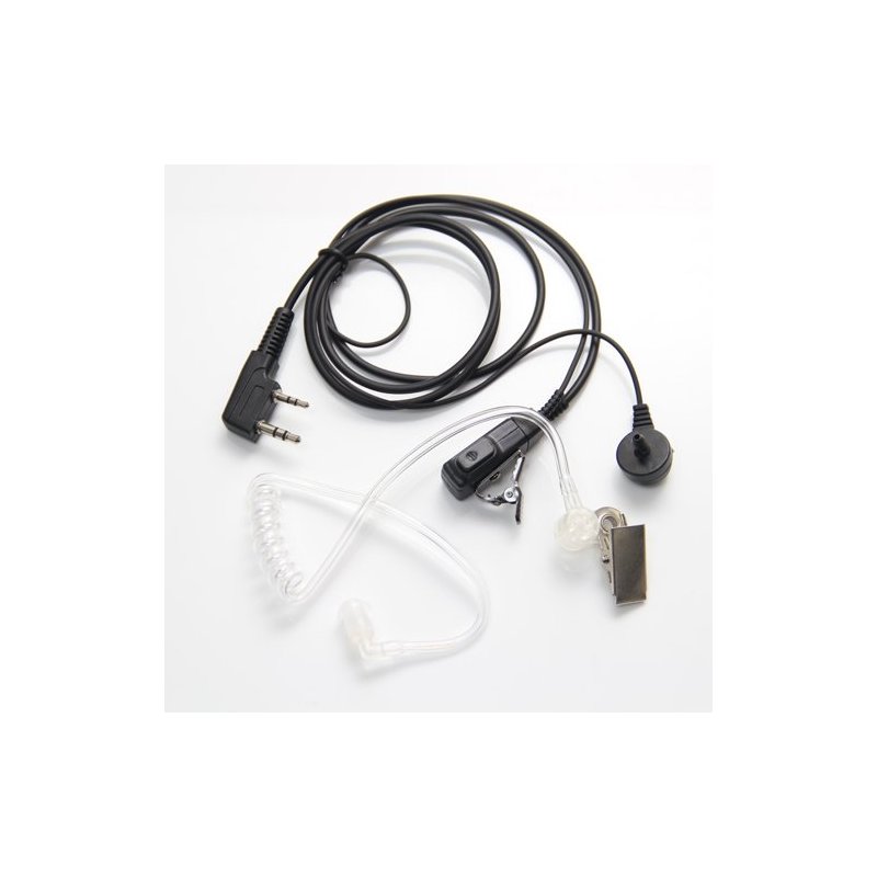 2-Pin Covert Acoustic Tube Earpiece Headset