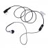 2 Pin In Ear Earphone Earpiece Sports Headset PTT MIC for BAOFENG KENWOOD Retevis HYT Radio L3FE