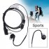 2 Pin In Ear Earphone Earpiece Sports Headset PTT MIC for BAOFENG KENWOOD Retevis HYT Radio L3FE