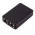 2 Port Network Switch Ethernet Network Box Dual Port Manual Sharing Switch Adapter black
