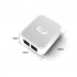 2 Port RJ45 Lan Cat6 Network Switch Selector 1000mbps 2 In 1 Out 1 In 2 Out Internal External Network Switcher Splitter White