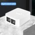 2 Port RJ45 Lan Cat6 Network Switch Selector 1000mbps 2 In 1 Out 1 In 2 Out Internal External Network Switcher Splitter White