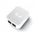 2 Port RJ45 Lan Cat6 Network Switch Selector 1000mbps 2 In 1 Out 1 In 2 Out Internal External Network Switcher Splitter White