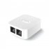 2 Port RJ45 Lan Cat6 Network Switch Selector 1000mbps 2 In 1 Out 1 In 2 Out Internal External Network Switcher Splitter White