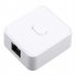 2 Port Rj45 Cat6 Lan Hub Network Switch Box Selector 2 In 1 Out 1 In 2 Out Ethernet Cable Splitter Connector For Laptop black