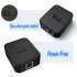 2 Port Rj45 Cat6 Lan Hub Network Switch Box Selector 2 In 1 Out 1 In 2 Out Ethernet Cable Splitter Connector For Laptop black
