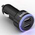 2 Ports USB Charger Car Auto Charging Adapter Cell Phone Charger
