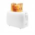 2 Slice Toaster  Small Toaster With Adjustable 6 Levels  Knob  Extra Wide Slots  Auto Shutoff  Stainless Steel 2 Slice Toaster For Breakfast Toast Or Sandwiches