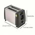 2 Slice Toaster  Small Toaster With Adjustable 6 Levels  Knob  Extra Wide Slots  Auto Shutoff  Stainless Steel 2 Slice Toaster For Breakfast Toast Or Sandwiches