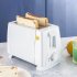 2 Slice Toaster  Small Toaster With Adjustable 6 Levels  Knob  Extra Wide Slots  Auto Shutoff  Stainless Steel 2 Slice Toaster For Breakfast Toast Or Sandwiches