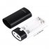 2 Slot HAWEEL 18650 Battery Portable Charger Case With USB Interface Output and Indicator Light black