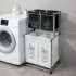2 Tier Laundry Hamper with 4 Removable Bags Laundry Sorter Large Laundry Basket Organizer