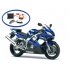2 Way Motorcycle Alarm Security System with a 100 Meter Range helps protect your motorcycle