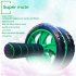 2 Wheels Abdominal Roller With Floor Mat Wear resistant Anti skid Home Fitness Exercise Training Equipment 16cm