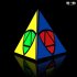 2 X 2 Magic Cube Pyramid Shape Stress Reliever Toy for Kids Adults colors