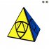 2 X 2 Magic Cube Pyramid Shape Stress Reliever Toy for Kids Adults colors