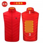 2 Zones Heating Vest 3-speed Temperature Adjustable Usb Smart Heating Vest