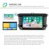 2 din 7 inch Android Car Navigation Central Control Large screen Built in Wireless Carplay Radio Compatible For Volkswagen Official standard  1 16G 