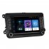 2 din 7 inch Android Car Navigation Central Control Large screen Built in Wireless Carplay Radio Compatible For Volkswagen Official standard  1 16G 