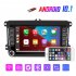 2 din 7 inch Android Car Navigation Central Control Large screen Built in Wireless Carplay Radio Compatible For Volkswagen Standard  8 light camera  1 16G 