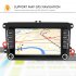 2 din 7 inch Android Car Navigation Central Control Large screen Built in Wireless Carplay Radio Compatible For Volkswagen Standard  8 light camera  1 16G 