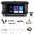 2 din 7 inch Android Car Navigation Central Control Large screen Built in Wireless Carplay Radio Compatible For Volkswagen Standard  8 light camera  1 16G 