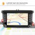 2 din 7 inch Android Car Navigation Central Control Large screen Built in Wireless Carplay Radio Compatible For Volkswagen Standard  12 light camera  1 16G 