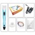 2 generation 3d Printing Three dimensional Drawing Pen 12v Colorful Drawing  Pen purple
