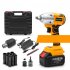 2 in 1 21v 3000mah Cordless Impact Wrench Screwdriver 3ah Fast Charging Battery With Led Indicator yellow