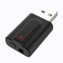 2 in 1 Bluetooth 5 0 Transmitter Receiver 3 5mm AUX HIFI Stereo Audio USB Mini Wireless Adapter for Speakers Car PC black