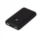 2 in 1 Bluetooth 5 0 Bluetooth  Transmitter  Receiver Adapter With Charging Cable Black